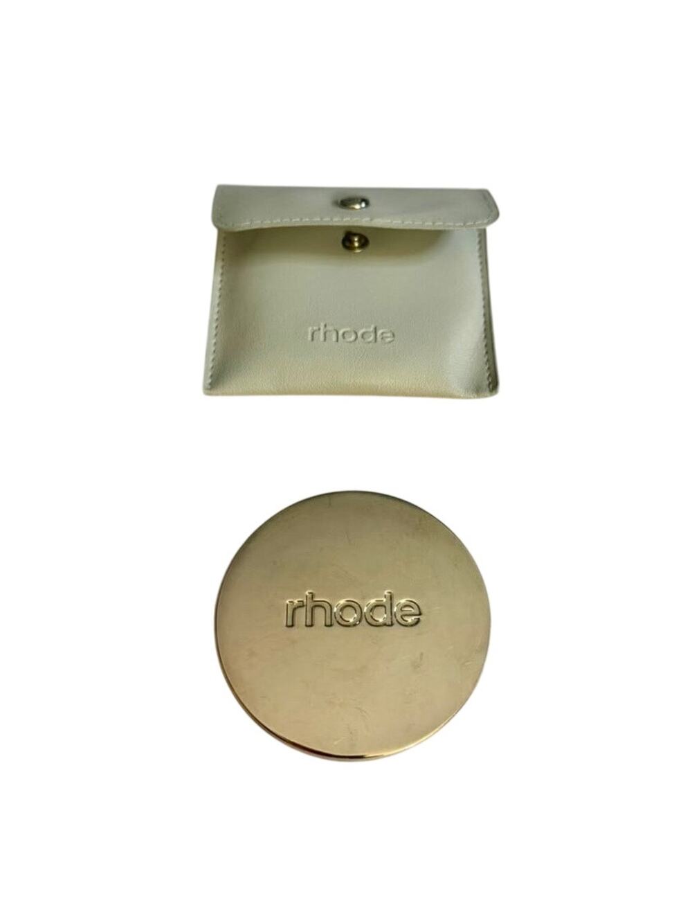 Rhode Limited Edition The Signature Compact Mirror + Carrying Pouch